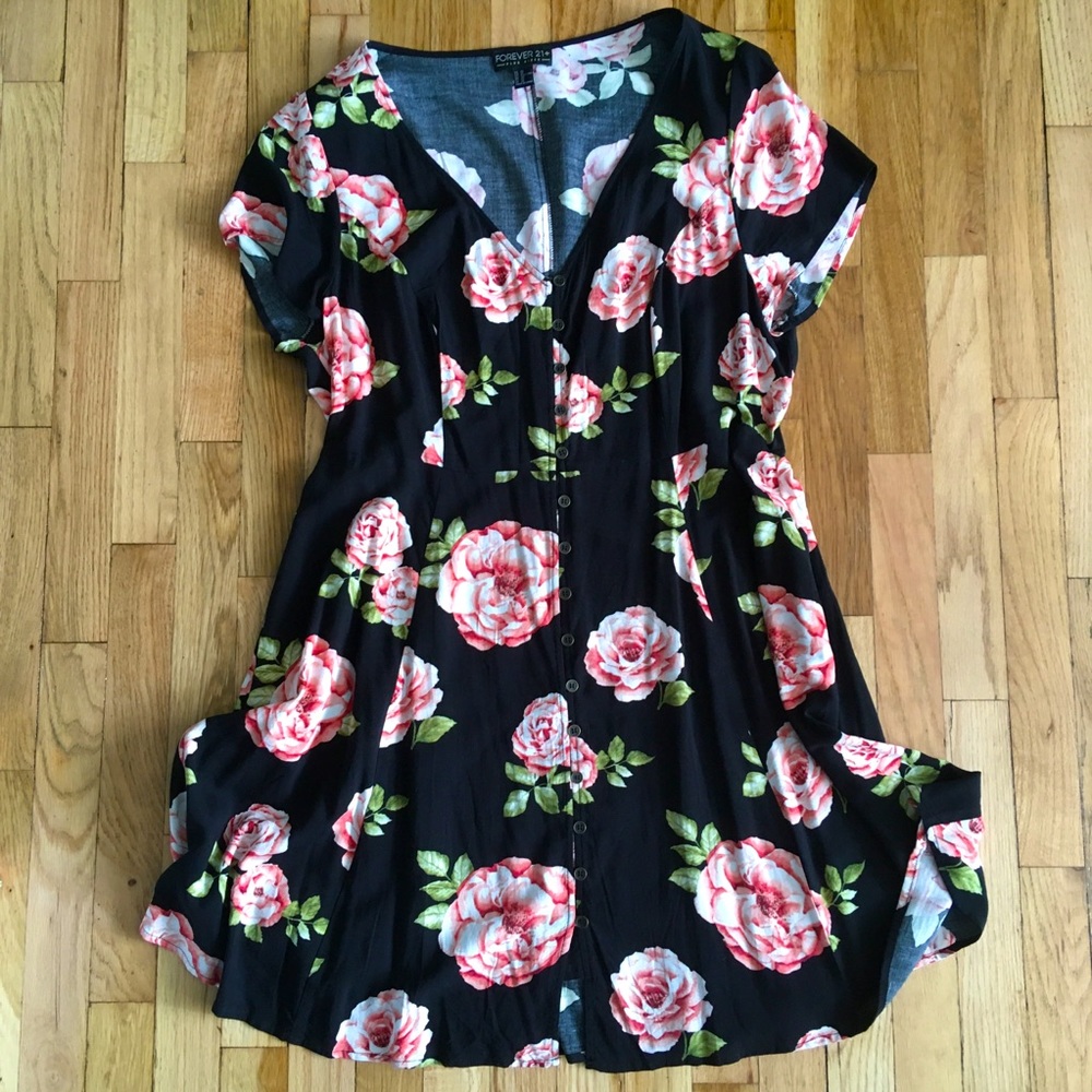 Forever 21 2X floral dress